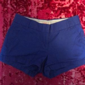 J. Crew royal blue shorts